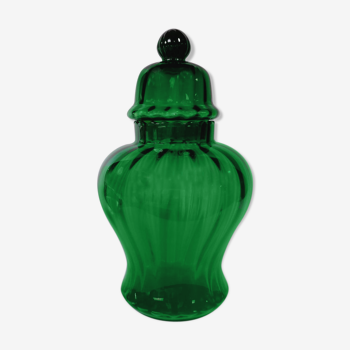 Empoli verde apothecary jar - sweet jar - 1960