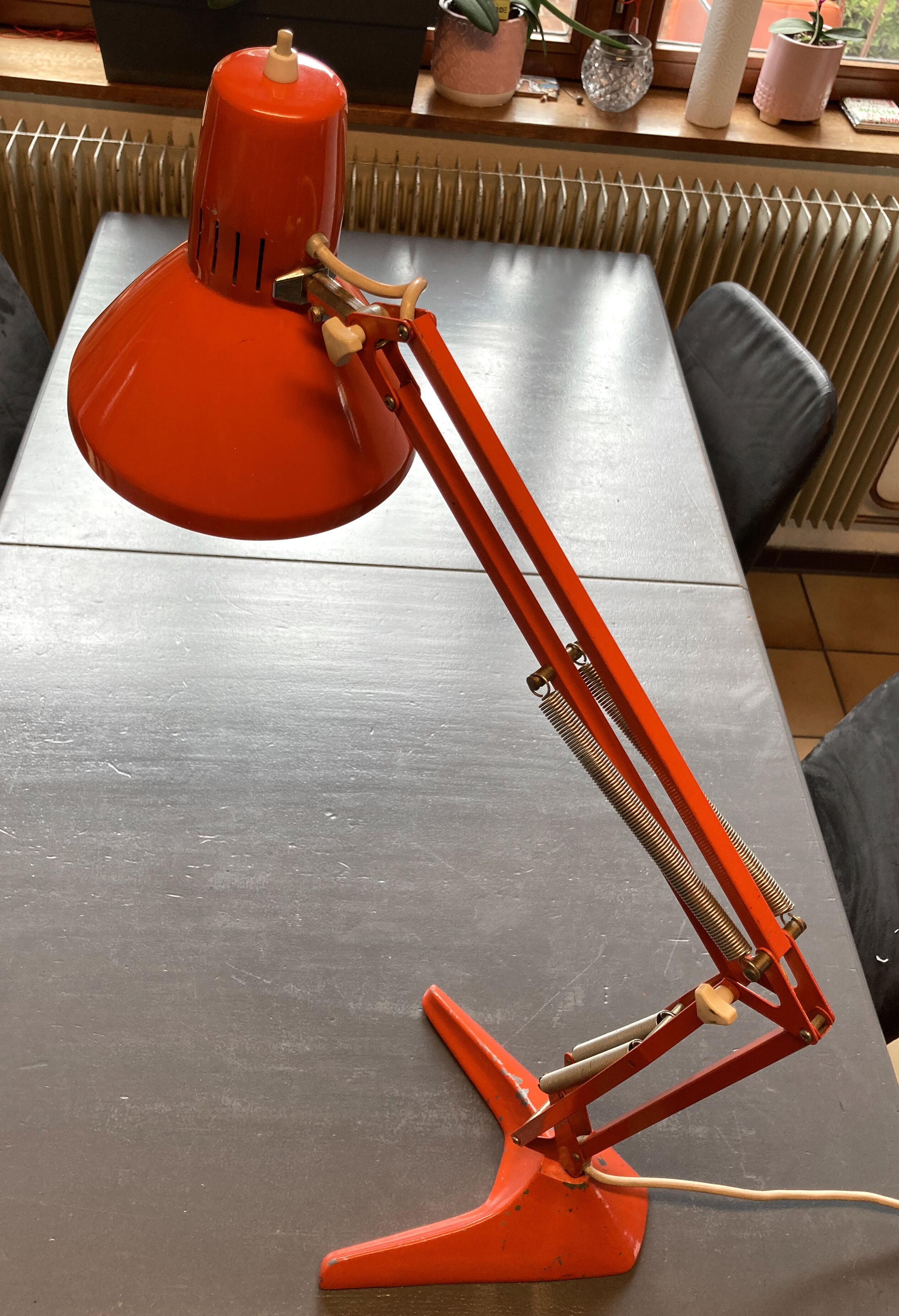 Lampe vintage  industriel de travail Sweden