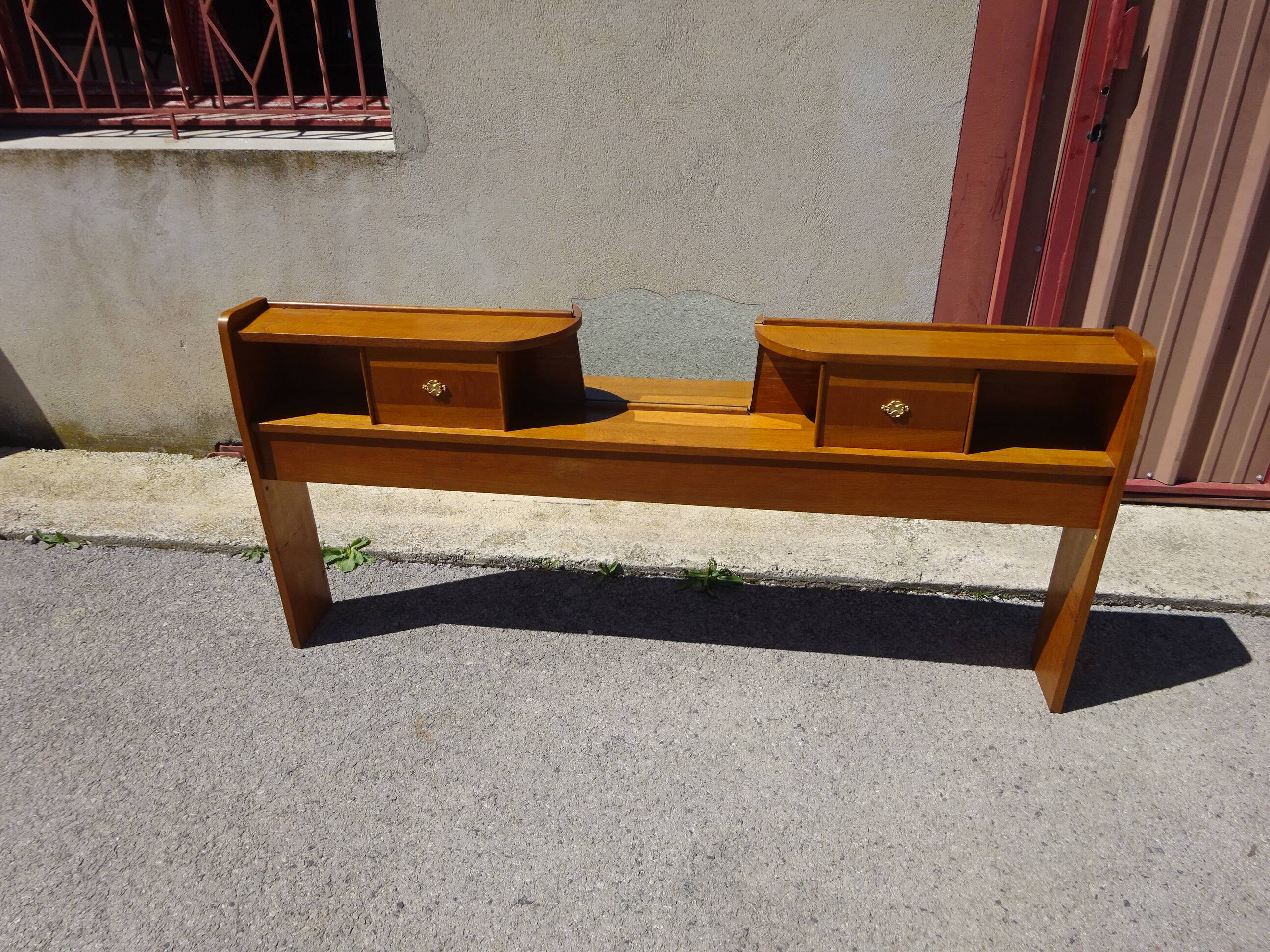 Cosy set and vintage headboard