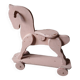 Cheval ancien en bois à roulettes