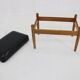 1960s Beech Leather Stool, Denmark