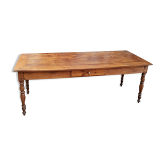 Table de ferme en merisier