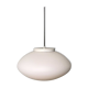 Oval opaline pendant light 1950
