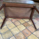 Wooden and marble coffee table