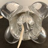 Pied de lampe en cristal de Sèvres, 1960