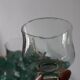 7 grands verres à vin soufflés vert d'eau