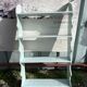 Blue patina shelf