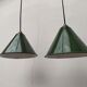 Pair of industrial hanging lamps