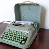 Hermes 3000 green Mint metal typewriter