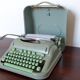 Hermes 3000 green Mint metal typewriter