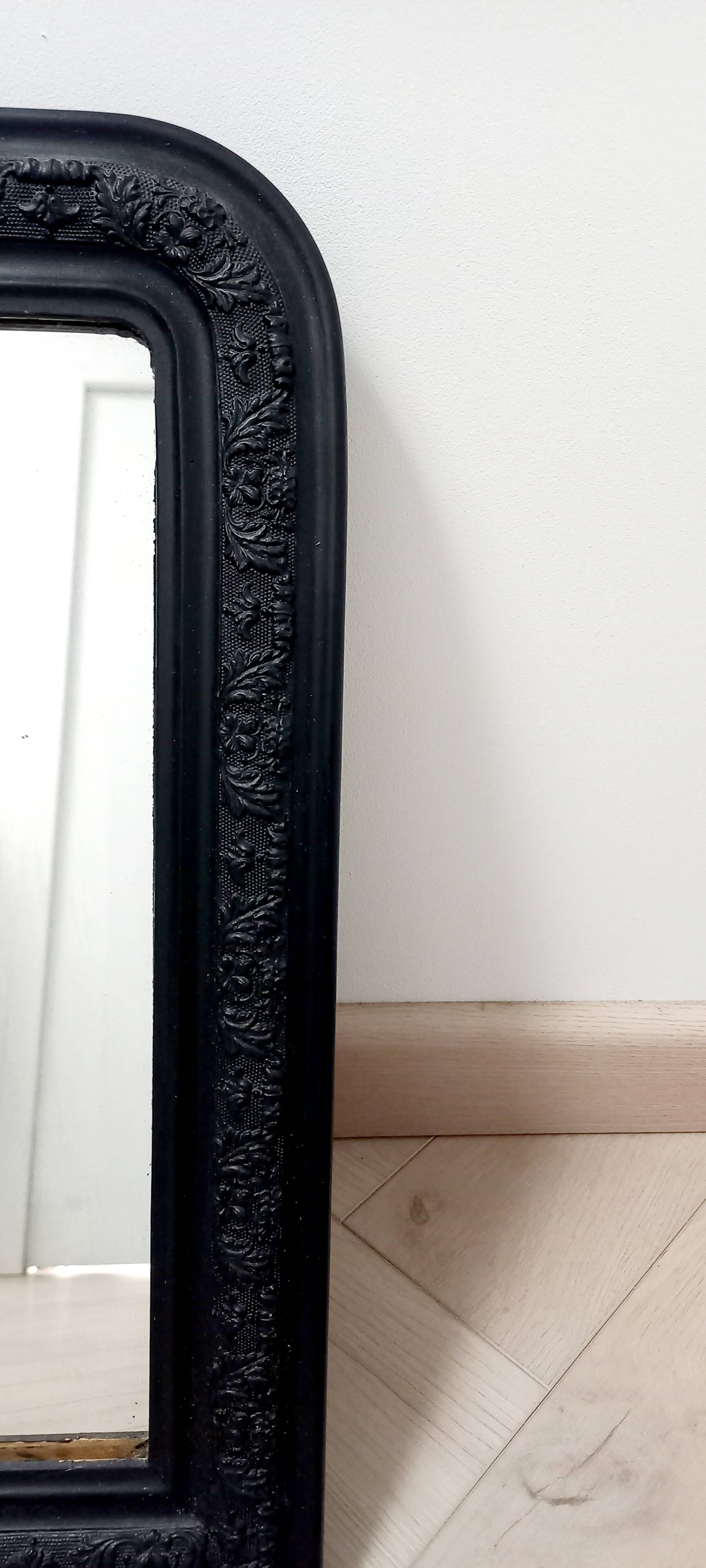 Black Louis Philippe mirror