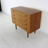 Danish design wooden chest of drawers