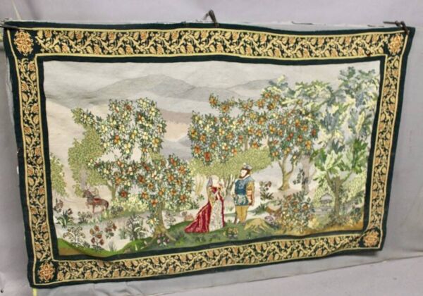 Tapisserie ''Scène Champêtre'' semi mécanique