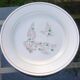Round serving dish of the faiencerie of Gien model Old Pigalle.
