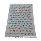 Handmade Berber handmade grey carpet 124x186cm