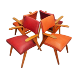 Series of 4 seats 60s