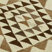 Turkish Handwoven Vintage Herki Kilim 85 cm x 338 cm