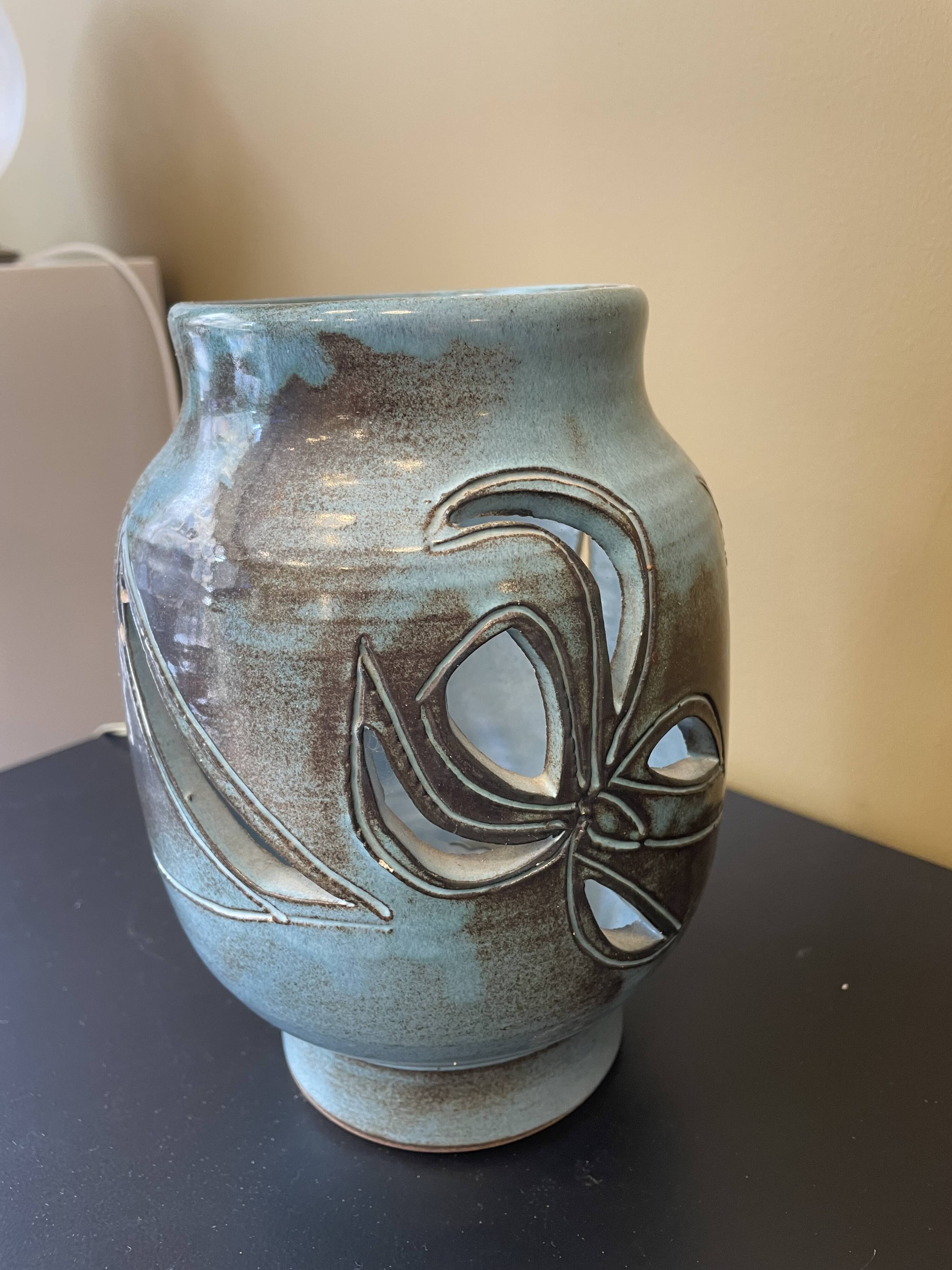 Ceramic Dieulefit lamp