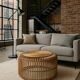 Rattan coffee table