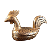 Gilded wooden box