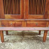 Teak bar cabinet