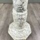 White veined marble column, 20th century