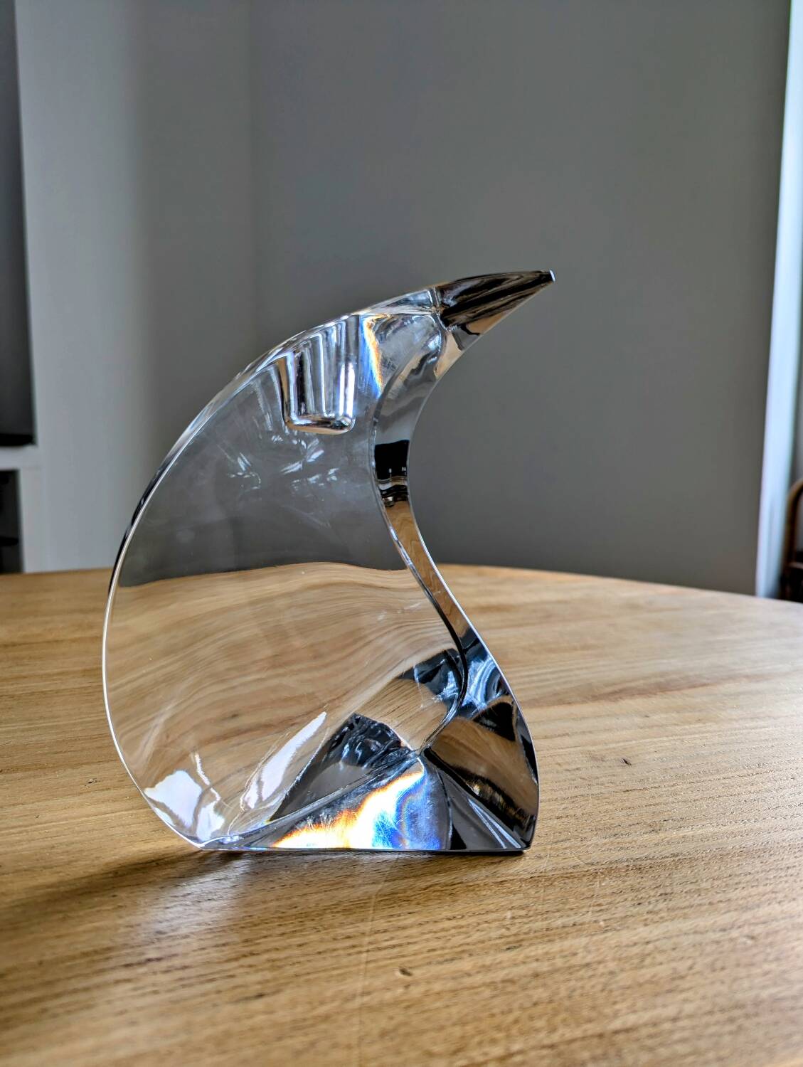 Crystal candle holder