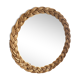 Round rattan mirror 23 cm, 1970