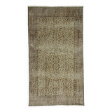 Turkish Anatolian Handmade Vintage Area Rug 201 cm x 114 cm