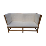 2-seater sofa 1789 spoke back by Borge Mogensen in oak
