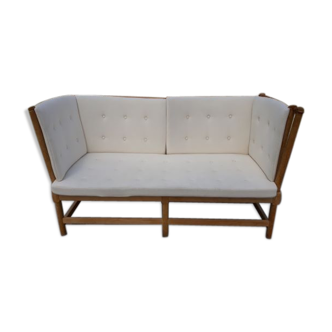2-seater sofa 1789 spoke back by Borge Mogensen in oak