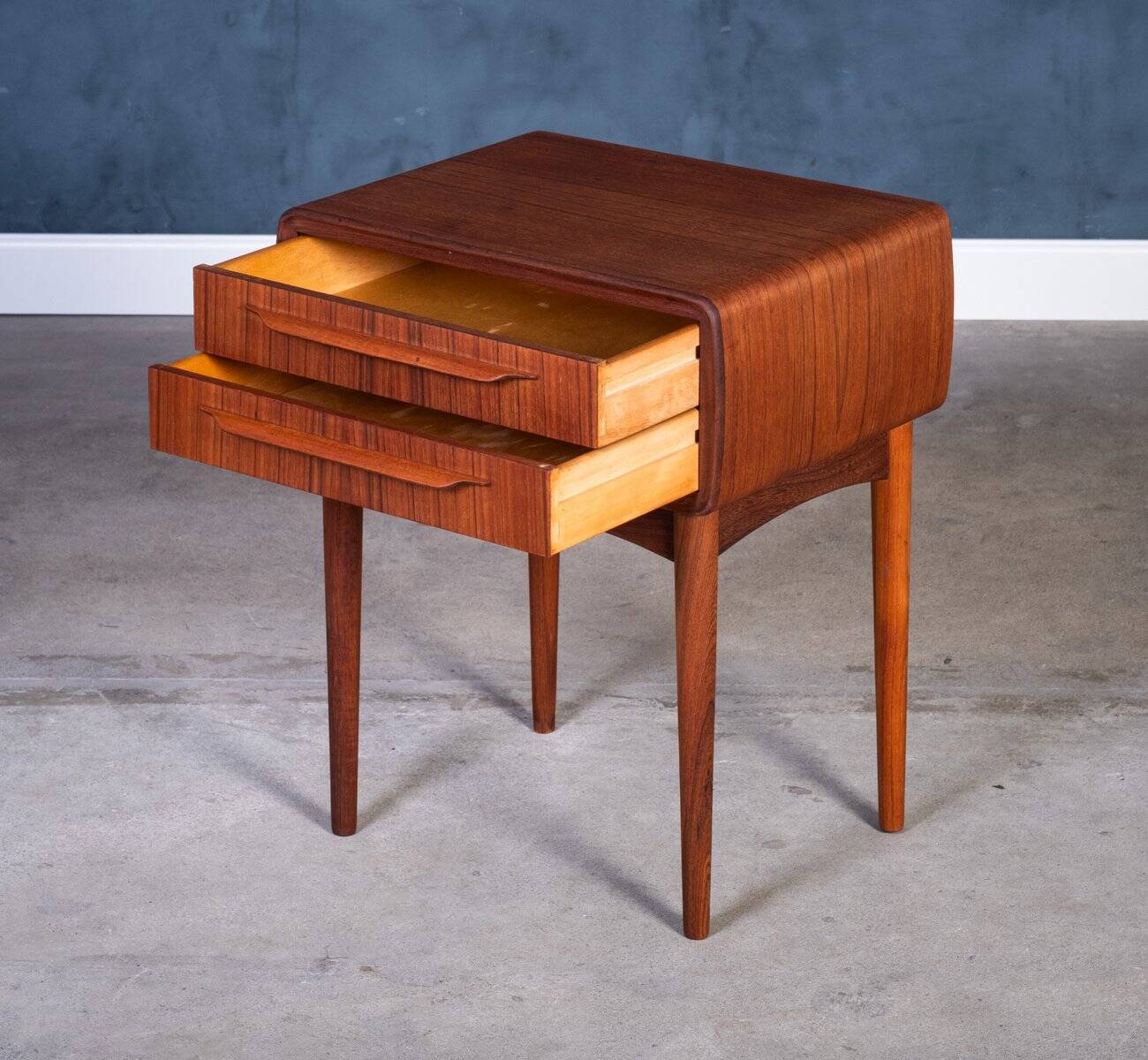 Teak Bedside Table by Johannes Andersen for CFC Silkeborg, 1960s