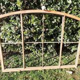 Window L156.2xH119 industrial curved metal glass roof frame