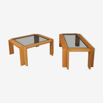 Pair of coffee tables 1970/1980