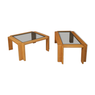Pair of coffee tables 1970/1980