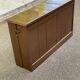 Vintage wooden farmhouse trunk 117x31x68cm