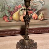 Art Deco Bronze Candle Holder