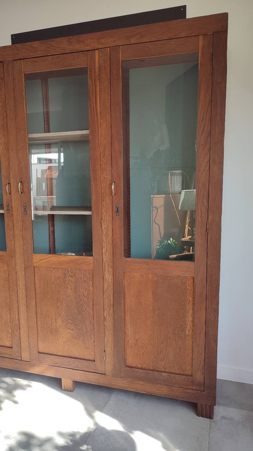 Glass-fronted Parisian wardrobe