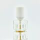 Lampe de table scandinave en verre et laiton par C. Fagerlund pour Orrefors, années 1960