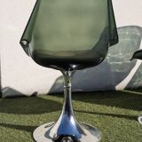 Oval dining table & 6 Gastone Rinaldi vintage chairs Roche Bobois