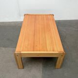 Vintage coffee table in Swedish pine by Yngve Ekström for Swedese, 1970s.