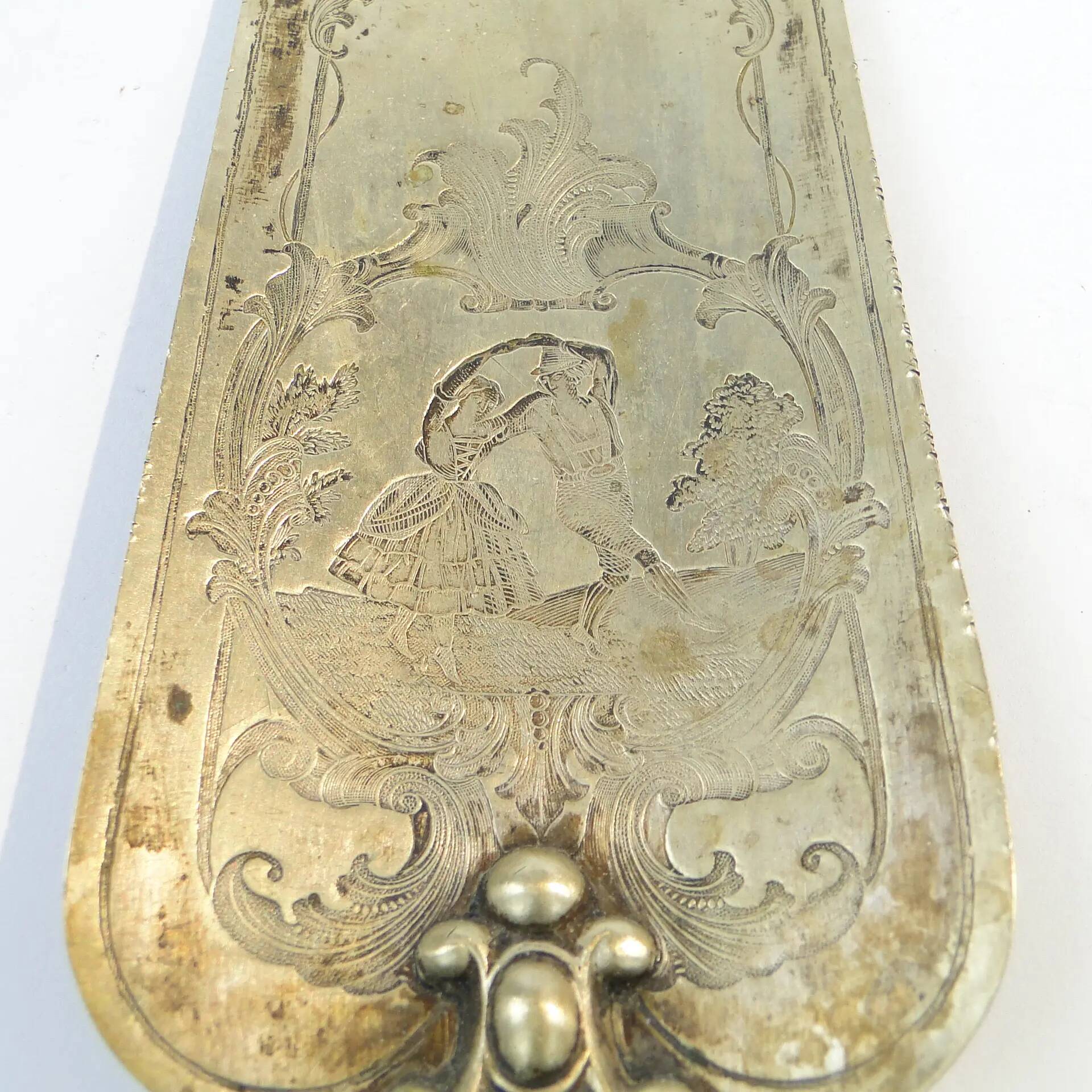 Cake server, Art Nouveau, France, early 20th century