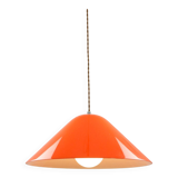 Mid-Century Orange Pendant Lamp from Guzzini, 1960s