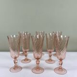 8 vintage Rosaline flutes