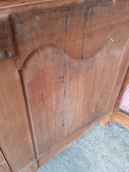 Regional buffet from the 18th century in blond cherry