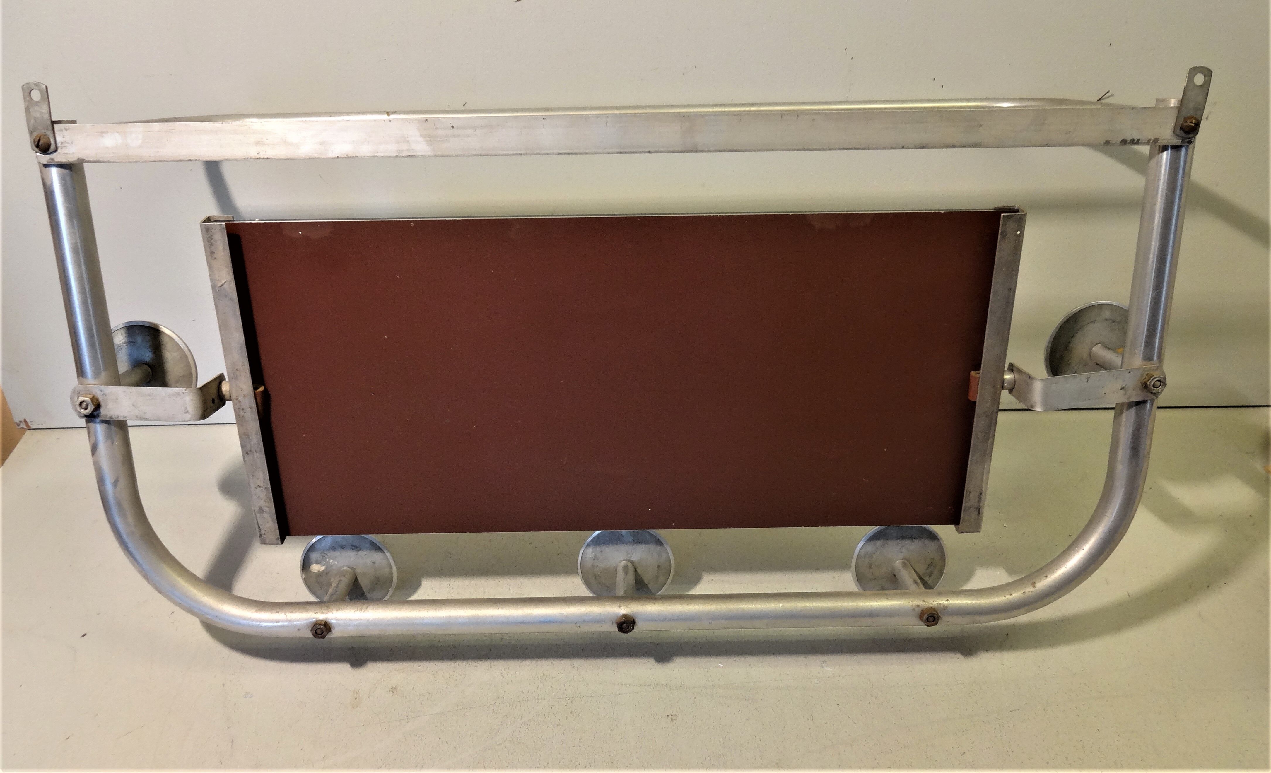Cloakroom coat aluminum vintage