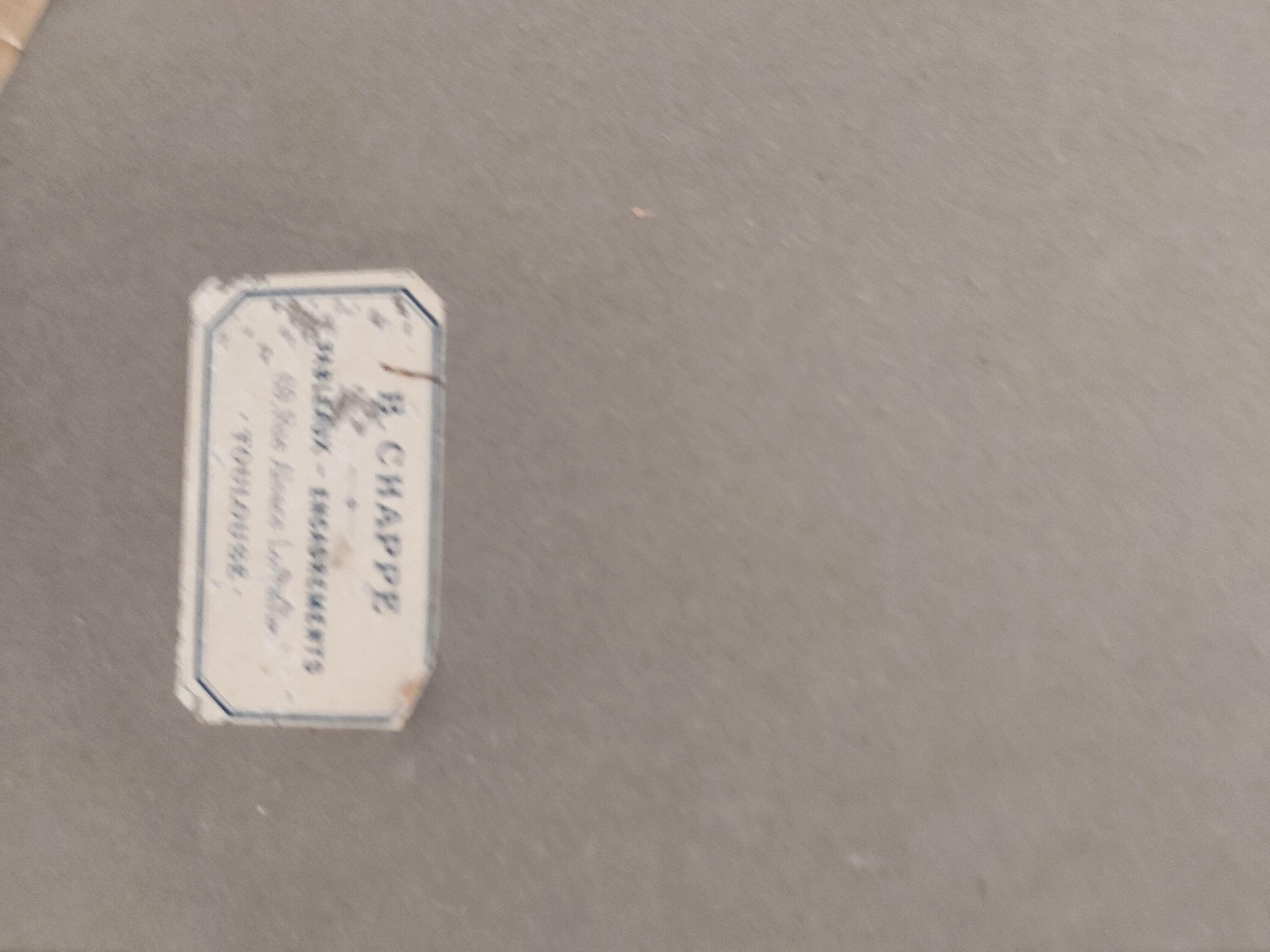 19th century medallion painting