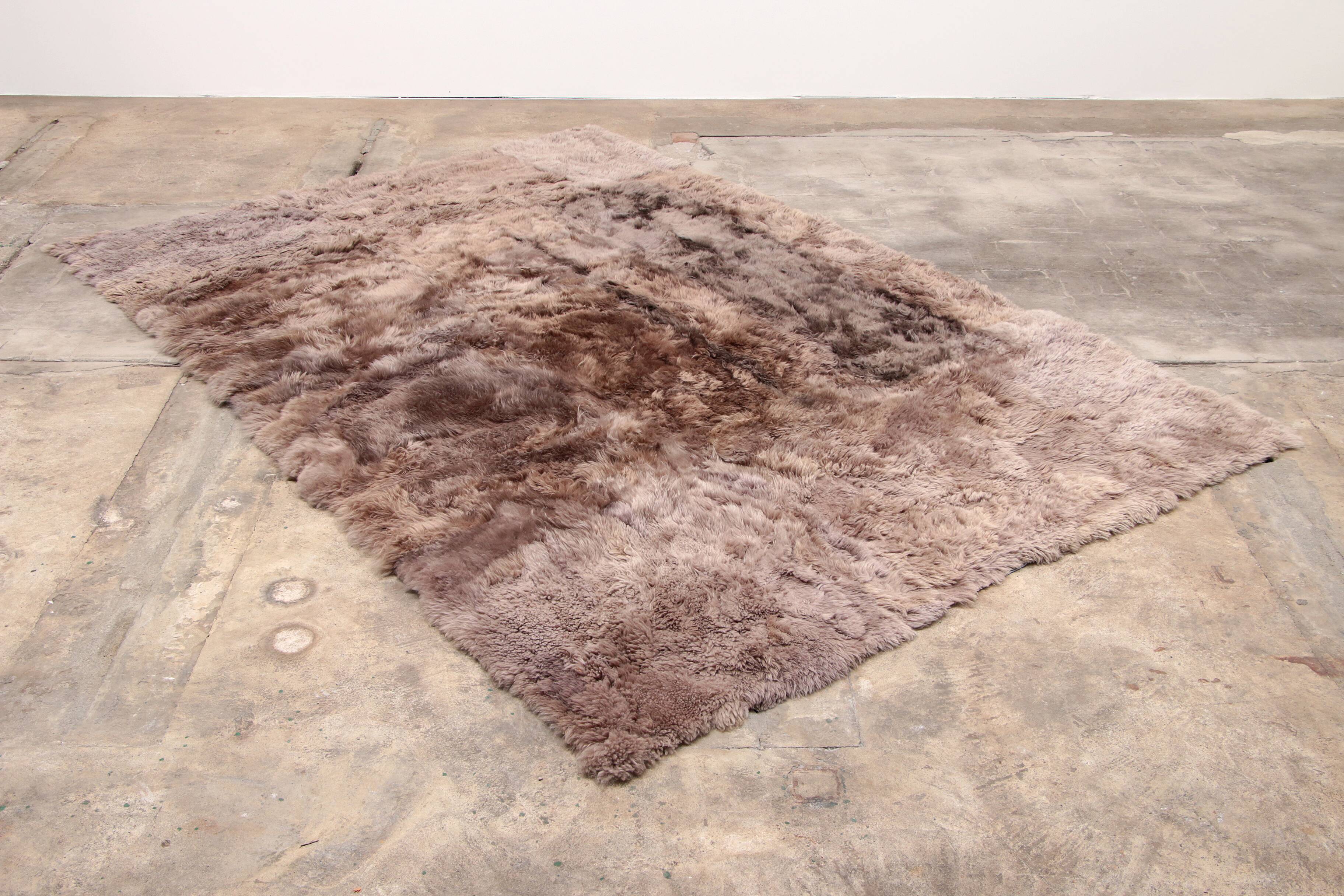 Lambswool rug brand Taiga Lambert, 1970 Germany