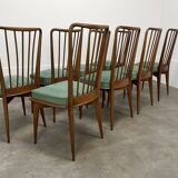 8 Charles Ramos chairs from the 50s