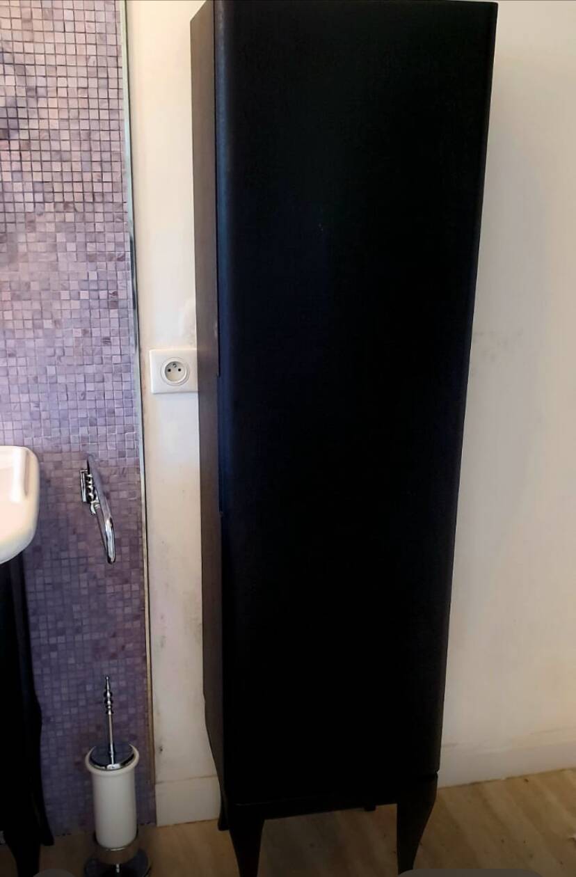 Bathroom furniture - ceramica globo preastum - dark walnut